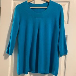 Teal Cashmere Sweater - M